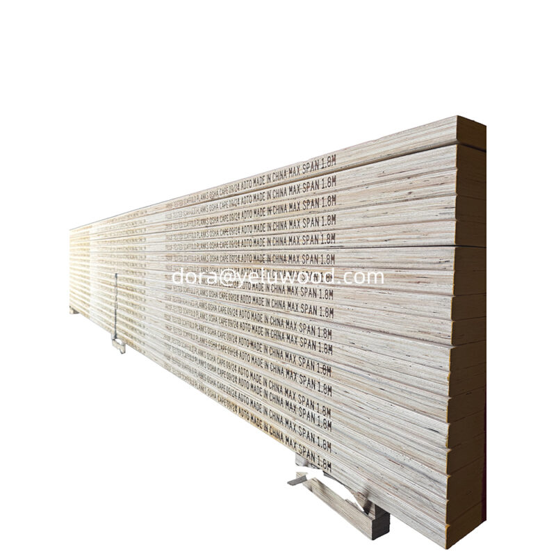 Structural LVL Scaffold Board, China Factory, Q235 Pine, 12m Length Beam