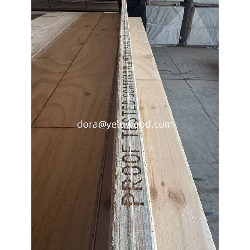 China Factory Spruce LVL Scaffold Board, 200x90mm, Floor and Roof Support